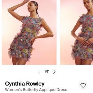 ISO Butterfly Appliqué Dress